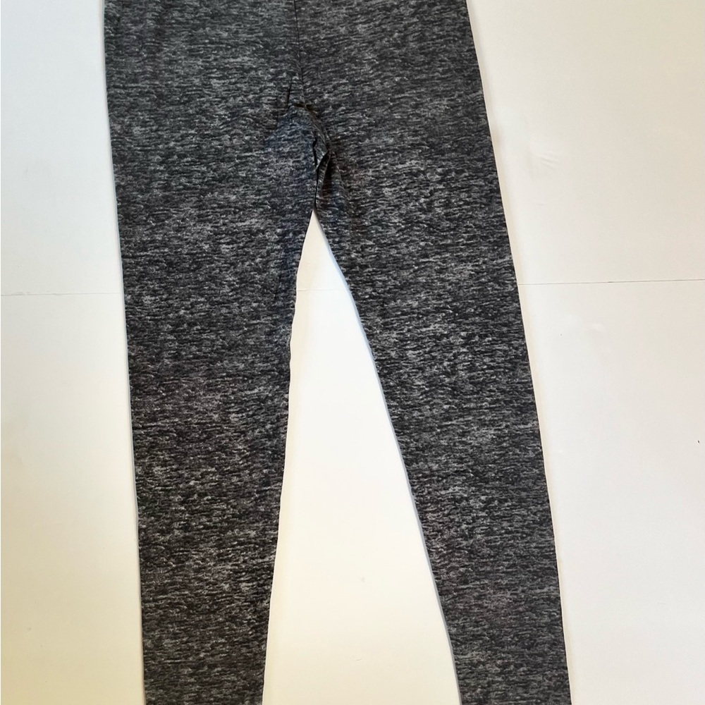 Bobbie Brooks Heathered Dark Gray Kids Leggings - Picture 6 of 6